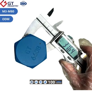 Vis hexagonales en acier inoxydable ASTM A453 A453M Gr660 Grade Gr 660 Classe A B C D avec écrous et rondelles - Product Image 3