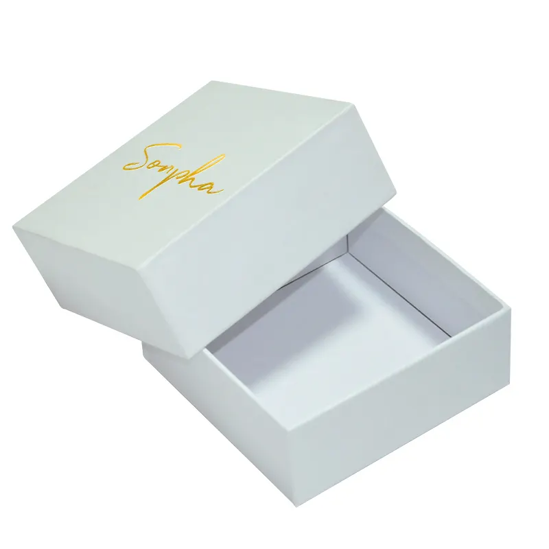 Venta al por mayor, tapa de regalo de cartón rígido de lujo personalizado y caja de papel Base