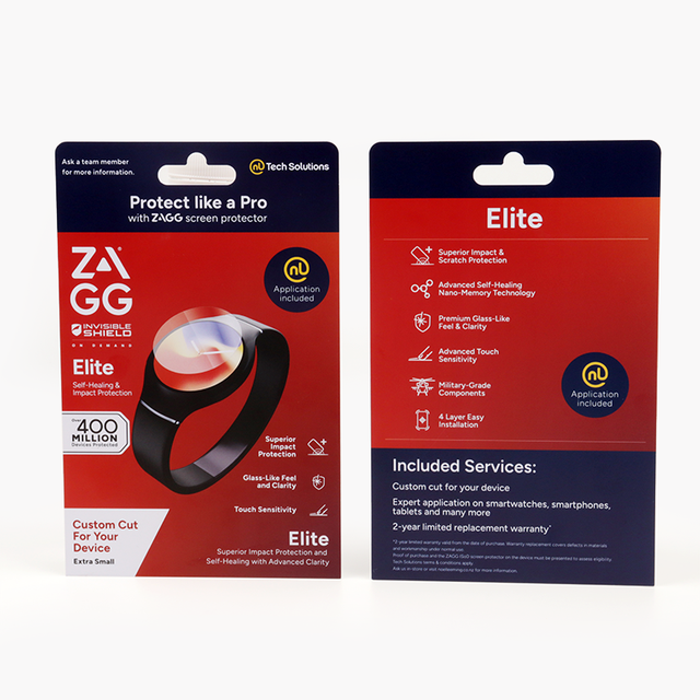 Biodegradable Screen Protector Two-piece Thin Cardboard Emballage Custom Logo Retail Rigid Paper Packaging