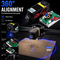 Module laser bleu horizontal ZhonNa 360 degrés 450 nm, système portable, niveau laser, instrument d'analyse et de détection, pièces et accessoires