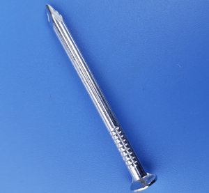 Clase de dureza alta 4.8 y 6.8, Clavo común de alambre redondo de acero al carbono plateado con zinc, vástago liso, calibre 2, para fijar líneas de reducción de velocidad - Product Image 3