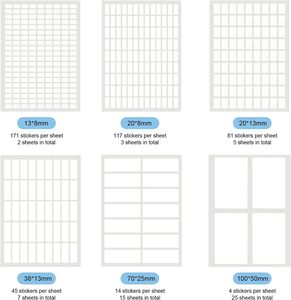 Bleidruck Premium <span class=keywords><strong>prédécoupé</strong></span> auto-adhésif étanche étiquette à jet d'encre découpé lettre taille jet d'encre Laser impression étiquette autocollant feuilles - Product Image 3