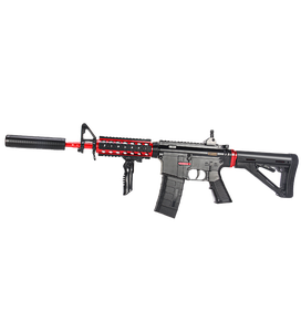 Pistola de Agua Eléctrica <span class=keywords><strong>M4</strong></span> Ajustable, Juguete Electrónico de Plástico con Expulsión de Balas Blandas para Niños - Product Image 1