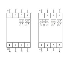 Riel <span class=keywords><strong>Din</strong></span> trifásico 4P pantalla Digital LCD consumo de energía medidor eléctrico 220V 380V medidor electrónico de energía - Product Image 6