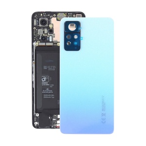 Tapa trasera de batería de cristal para <span class=keywords><strong>Xiaomi</strong></span> Redmi Note <span class=keywords><strong>11</strong></span> <span class=keywords><strong>Pro</strong></span> carcasa de puerta trasera con adhesivo de cubierta de lente de cámara - Product Image 1