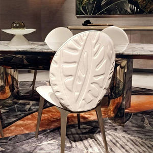 Moontop Ý Nhung Sang Trọng Hình Ảnh Màu Xanh Lá Cây Phong Cách Ghế Ghế Phòng Ăn Sang Trọng Ghế Cánh Tay Với Vàng Chân Ghế Ăn Uống Hiện Đại - Product Image 5