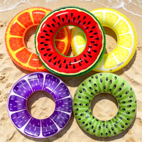 Bouées de piscine en forme de fruits, flotteurs gonflables en PVC pour décorations de fête tropicale estivale, jouets flottants étanches
