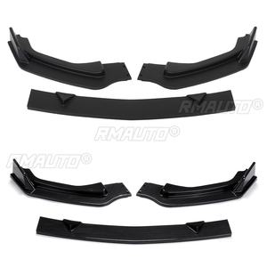 Front Bumper Carbon Fiber/ Matte Black PP Chin Lip Spoiler <b>Splitters</b> Protection Trim for INFINITI Q50 2014-2017 - Product Image 3