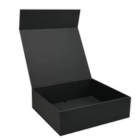 Boîte d'emballage magnétique avec logo personnalisé, boîte cadeau en carton rigide recyclable, boîte en papier magnétique pliable de luxe pour cosmétiques