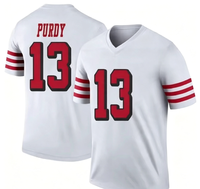 Nouveaux maillots de San Francisco # 13 Maillots de football américain Purdy Stitched Limited Edition USA