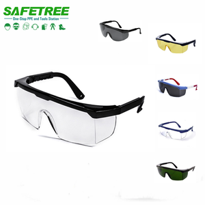 نظارات السلامة الصناعية, نظارات السلامة الصناعية موديل EN166 & ANSI <span class=keywords><strong>Z</strong></span> 87.1 مع عدسات شفافة ومدخنة للحماية من الأشعة فوق البنفسجية - Product Image 1