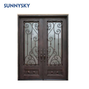 <span class=keywords><strong>Porte</strong></span> de sécurité en fer forgé grillagée pour les clients de la Nouvelle-Orléans - Product Image 2