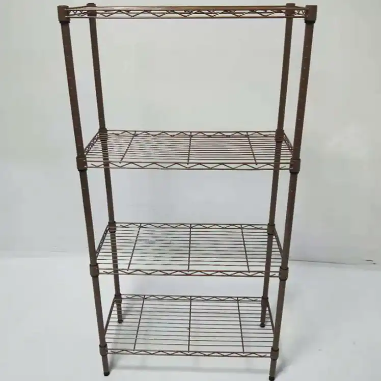 High Qualtity NSF Approved 5 Tiers Light Duty Epoxy Coated Wire Shelf Shelving Rack