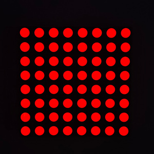 <span class=keywords><strong>Led</strong></span> Dot Matrix 8x8 pixels Round Shape 5 mét đường kính hiển thị màu đỏ mini kỹ thuật số dấu hiệu điện tử quầy nhỏ bảng điều khiển phần - Product Image 2