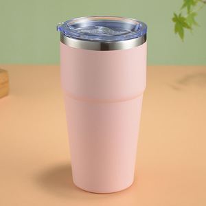 Nuevo Termo Apilable de Acero Inoxidable 304 de 20 oz con Aislamiento al Vacío para Café, Cerveza y Bebidas - Regalo Portátil para el Hogar - Product Image 6