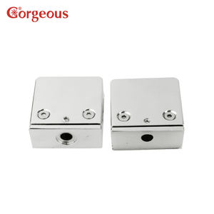 מדהים זכוכית מעקה מתאימה אבץ סגסוגת כיכר מעקה זכוכית סוגריים מהדק הולם זכוכית מעקה בעל - Product Image 2