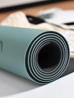 Tapis de yoga personnalisé écologique en caoutchouc naturel, tapis de yoga et de Pilates incurvé en PU, ovale, en forme d'arche, personnalisé