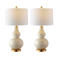 Lampe de coiffeuse led en céramique, accessoire de bureau ou de lecture