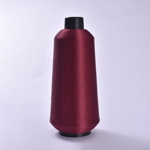 75D/2 de poliéster teñido de alta elasticidad de imitación de nailon hilo metálico Overlock <span class=keywords><strong>Patchwork</strong></span> cinta miles de colores para tejer a mano - Product Image 6