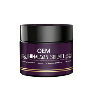 OEM/ODM Soporte inmune Minerales Fulvic Ácido Magnesio Zinc Natural Orgánico Puro Shilajit Resina - Product Image 1