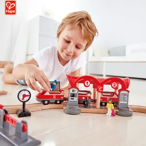 עסוק עיר רכבת סט פלסטיק עץ צעצוע רכבת מסלול צעצועים