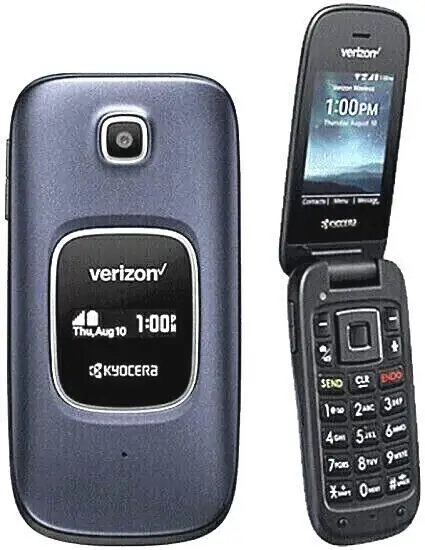 Kyocera Cadence S2720 Verizon Sem Fio desbloqueado 4g LTE Câmera Flip Phone