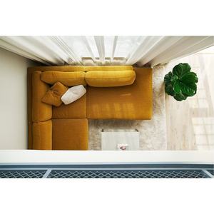 Canapé en velours côtelé sectionnel large wale tissu ensemble de salon <span class=keywords><strong>rose</strong></span> blanc beige gris tan marron jaune vert <span class=keywords><strong>bleu</strong></span> <span class=keywords><strong>marine</strong></span> - Product Image 2