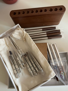Ensemble <span class=keywords><strong>de</strong></span> pinceaux à ongles interchangeables <span class=keywords><strong>de</strong></span> haute qualité, design original, professionnel, avec des pinceaux ultra fins pour la french manucure - Product Image 6