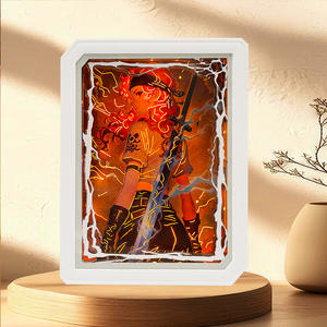 Regali di Natale Personalizzati, Lampada Anime con Ritagli di Carta, <span class=keywords><strong>Action</strong></span> Figure con Luce LED, Cornice in ABS, Lampada Intagliata in Carta, Regalo per Bambini - Product Image 5