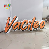 Lettre d'entreprise géante avec logo personnalisé, lettre gonflable de décoration publicitaire pour affichage extérieur, ballon gonflable