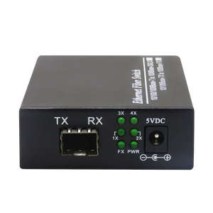 Convertidor de Medios Gigabit en Oferta, 4 Puertos RJ45 + 1 Ranura SFP, Convertidor Óptico de 10/100/1000 Mbps, Convertidor de Medios de Fibra Única Monomodo - Product Image 5