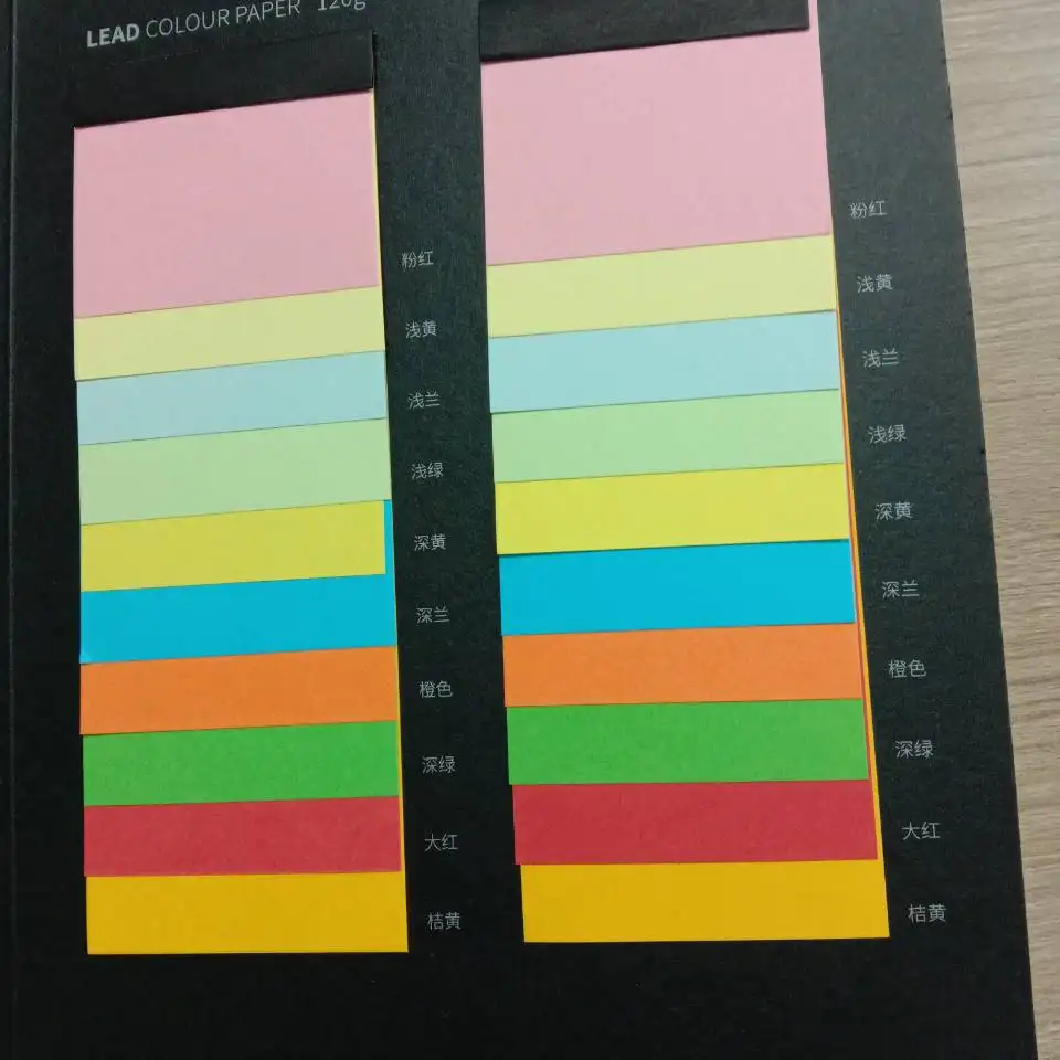 75g/m² A4 unbeschichtetes mehrfarbiges Kopier versatz papier für DIY Origami fluor zieren des Papier farb papier für die Kinderschule verwendet