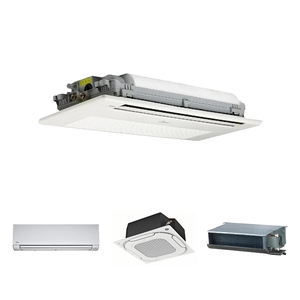 Midea 2,6 kW 1 tonne 1 CV 500 m³/h Unité de ventilation cassette monodirectionnelle FCU Slim avec moteur DC pour bureau, villa, centre commercial, hôpital - Product Image 1