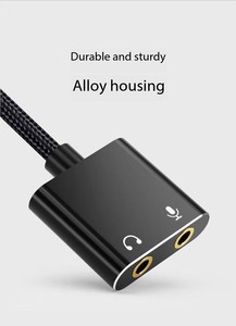 Bộ chuyển đổi Card âm thanh ngoài <span class=keywords><strong>USB</strong></span> sang 3.5mm-Tai nghe máy tính/Bộ chuyển đổi âm thanh loa hai trong một - Product Image 6