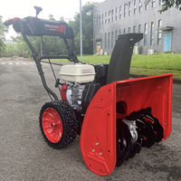 Souffleuse à neige à essence avec moteur Honda GX160 GX200, 22, 24, 26 pouces, souffleuse à neige à essence robuste pour usage commercial, allées, fermes