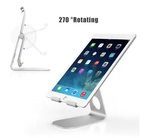 סיטונאי זול אלומיניום טלפון הר שולחן טלפון הר בעל ציר מתכוונן מתכת tablet stand מחזיק
