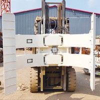 Nuevo Abrazadera de Neumáticos Compatible con Carretillas Elevadoras, Diseño de Placa de Sujeción Extendida para Plantas de Fabricación de Neumáticos y Almacenes, 1 Año de Garantía
