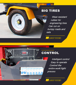 Nhà máy di động tháp ánh sáng LED 9M DIESEL tháp ánh sáng máy phát điện chiếu sáng tháp - Product Image 5