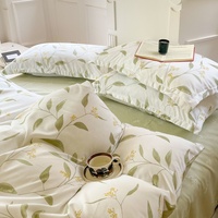 Vente en gros housse de couette 100% coton draps de lit ensembles de draps ensembles de draps hôtel ensemble de draps de lit de luxe