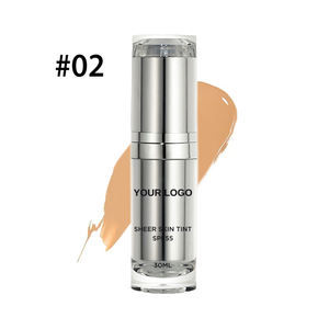 Crème BB/<span class=keywords><strong>CC</strong></span> professionnelle pour le visage, vegan, sans cruauté, 14 couleurs, fini mat, crème solaire SPF55, fond de teint - Product Image 3