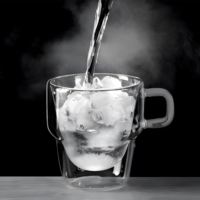 Ensemble de tasses à expresso et latte 150ml et 380ml en verre borosilicate à double paroi avec poignée isolée empilable 4 pièces par boîte