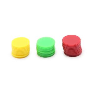 Jetons de poker multicolores 15 mm, jetons de récompense vierges en plastique, jetons de jeu de Mahjong, jetons de poker Texas Hold'em - Product Image 2
