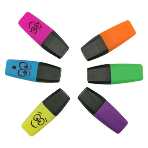 Surligneurs Mignons à Pointe Oblique – Lot de 6 Couleurs – Couleurs Personnalisables pour l'École et le Bureau - Product Image 3