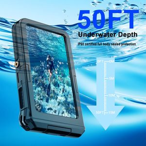 Funda Impermeable <span class=keywords><strong>para</strong></span> Teléfono de Buceo de 50 Pies con Botón de Volumen Izquierdo <span class=keywords><strong>para</strong></span> <span class=keywords><strong>iPhone</strong></span> 13 <span class=keywords><strong>14</strong></span> 15 16 17 <span class=keywords><strong>Pro</strong></span> <span class=keywords><strong>Max</strong></span>, Compatible con Trípode y Luz de Relleno - Product Image 2