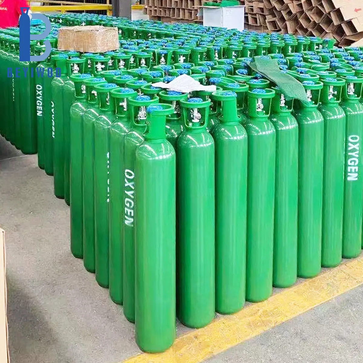 Wholesale High Quality Steel 2L 5L 8L 10L 13.4L 20L Gas Tank Medical Oxygen Cylinder