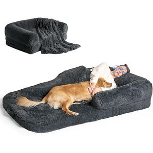 Wohnzimmer Wasch bares großes Hunde bett Menschliches Hunde bett Schlafs ofa - Product Image 3