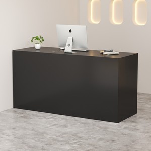 Source Factory Curved Art Fiberglass Reception Desk Luxury Front Desk for Mall Club Lobby Area - Product Image 6