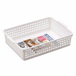 Inomata 520 ventosa A4 cesto portaoggetti di colore bianco - Product Image 1