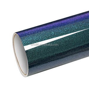 Pellicola PVC CE-03 1.52x17m di Qualità Brillante per Adesivi Auto, Cambio Colore Vinile Opaco Camaleonte Blu Scuro Sportivo, Garanzia 4 Anni - Product Image 1