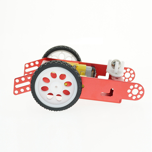 OKY5024-1 Aluminum Alloy Smart Car Chassis Reduction Gear Motor <b>DIY</b> STEM Learning <b>Kit</b> - Product Image 5